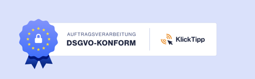 Klicktipp Auftragsverarbeitung DSGVO-konform